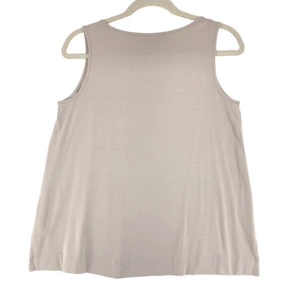 J Jill Wearever Womens Size Small Tank Top Jersey Stretch Beige *TINY FLAW - Picture 7 of 16